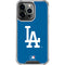 MLB Los Angeles Dodgers - Solid Distressed iPhone 16 Pro Max Clear Case